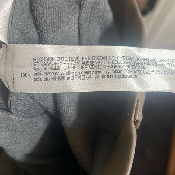 ✨ZARA Faux Leather Legging in Light Brown Sz Large✨ - Picture 12 of 12